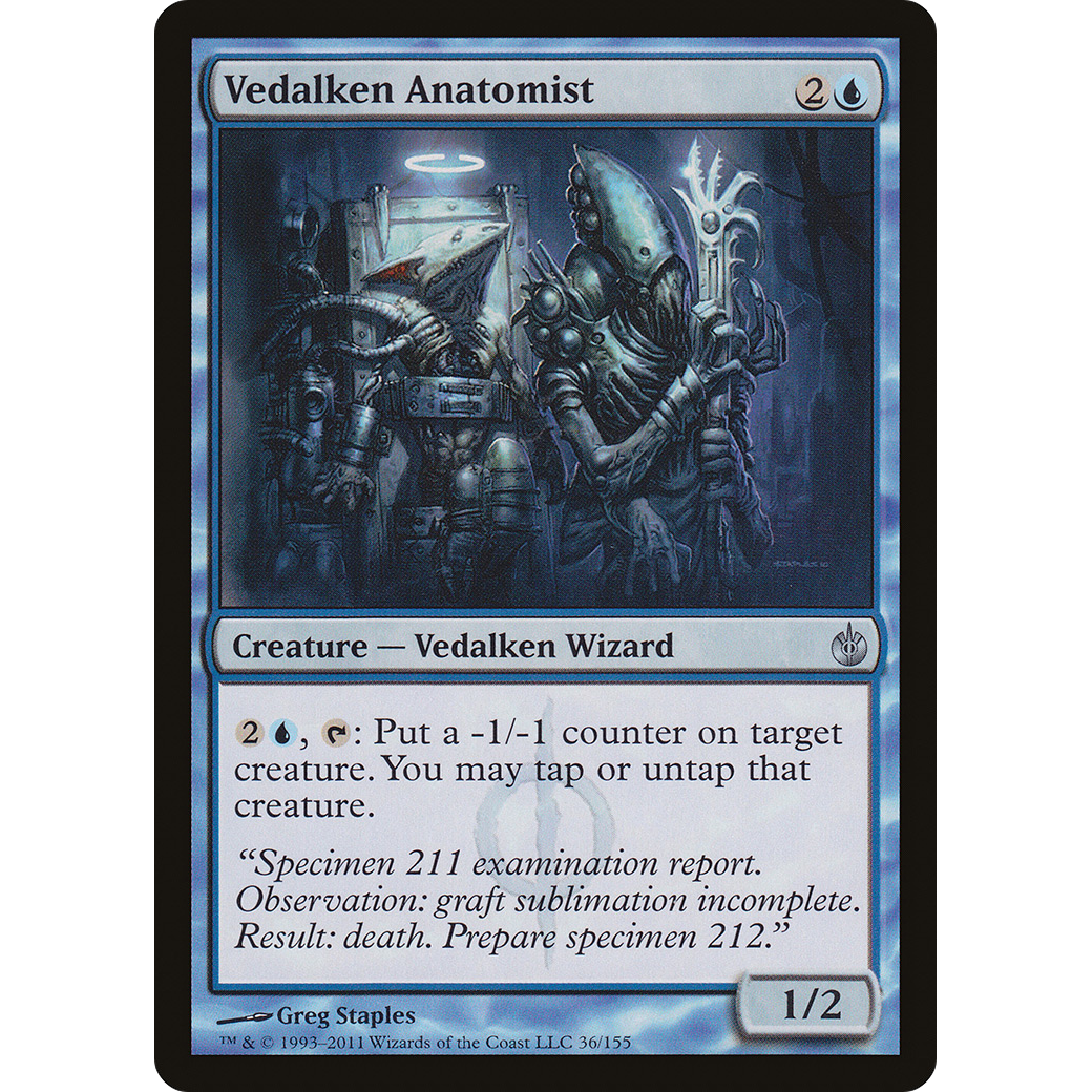 Vedalken Anatomist (MBS-036) - Mirrodin Besieged