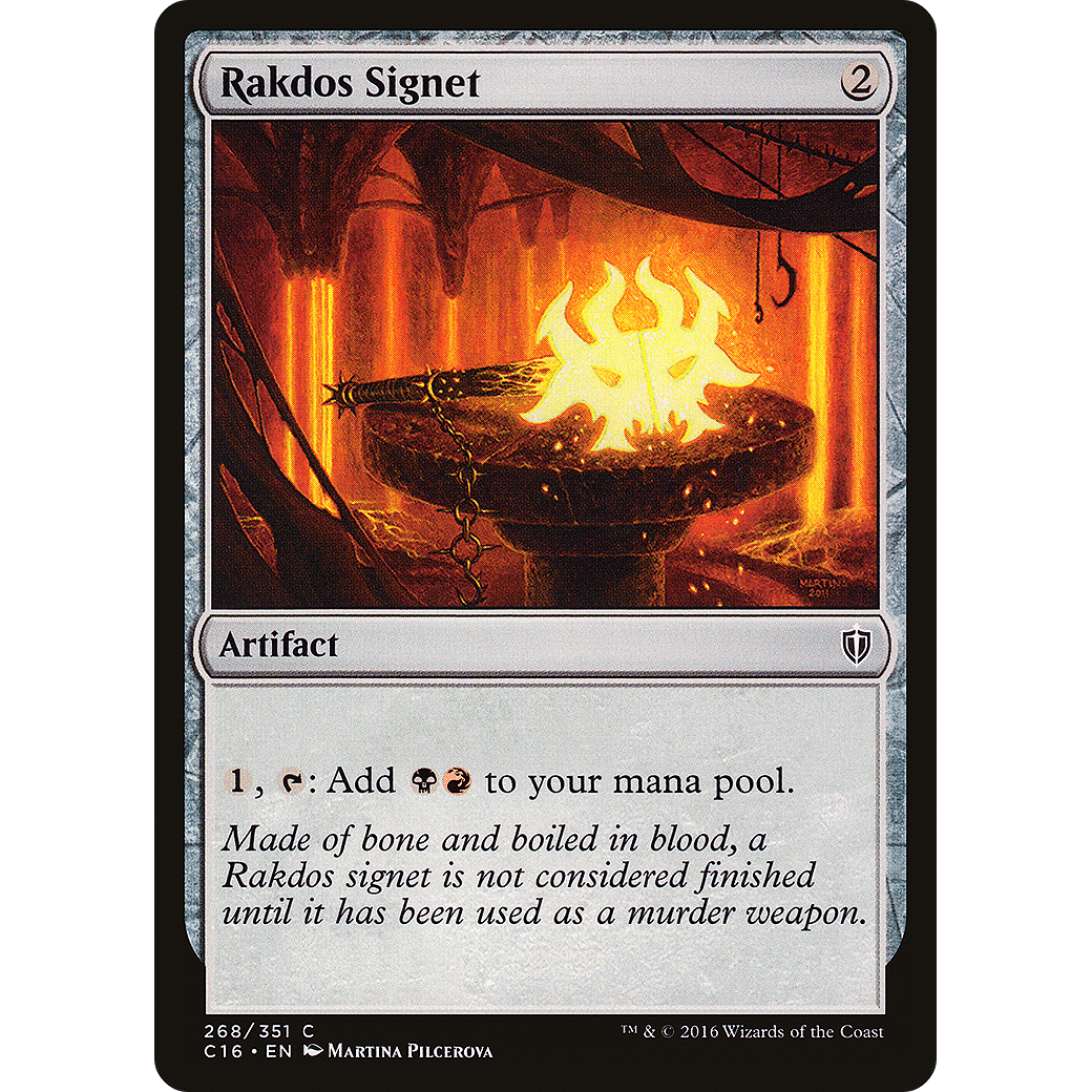 Rakdos Signet (C16-268) - Commander 2016