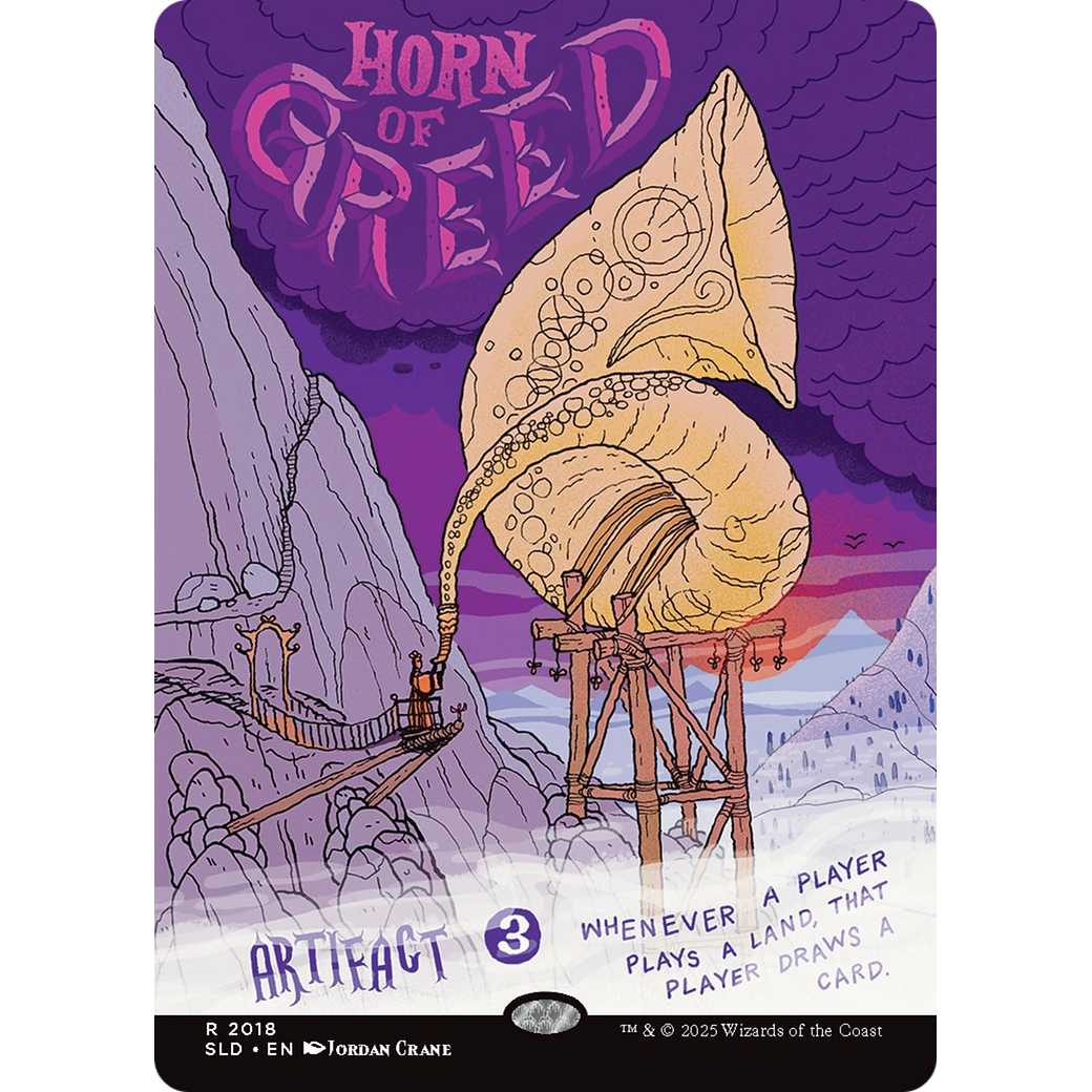 Horn of Greed (SLD-2018) - Secret Lair Drop (Borderless)