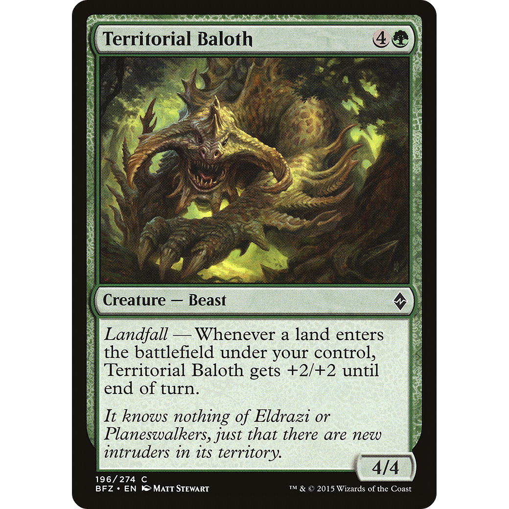 Territorial Baloth (BFZ-196) - Battle for Zendikar