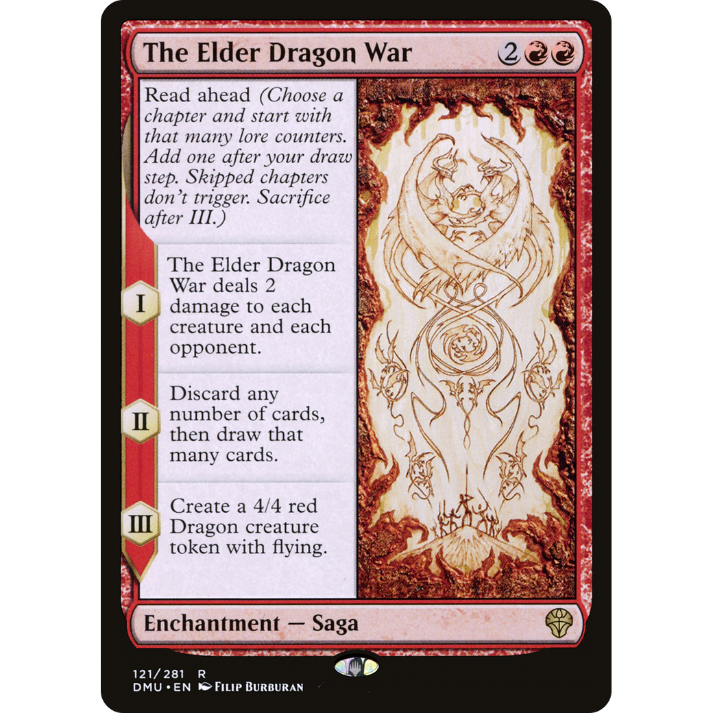 The Elder Dragon War (DMU-121) - Dominaria United Foil