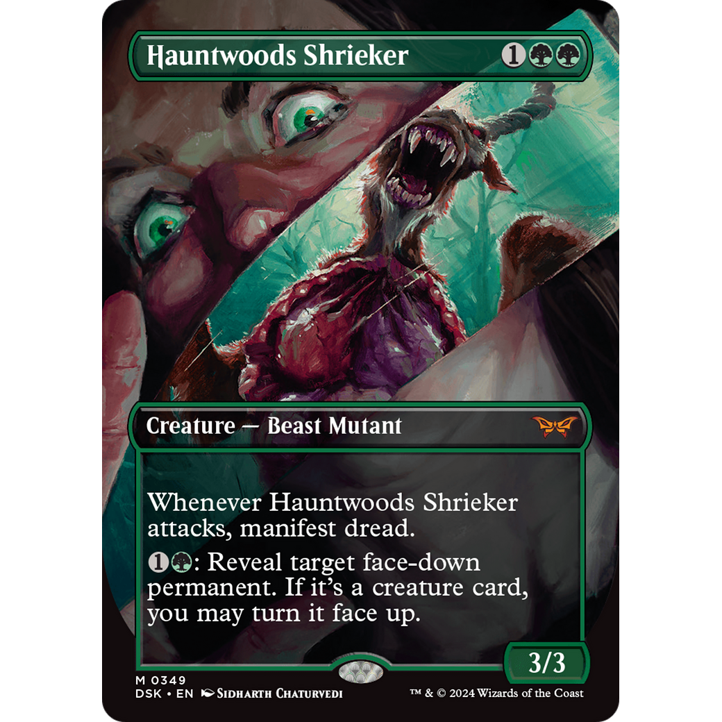 Hauntwoods Shrieker (DSK-349) - Duskmourn: House of Horror (Borderless) Foil