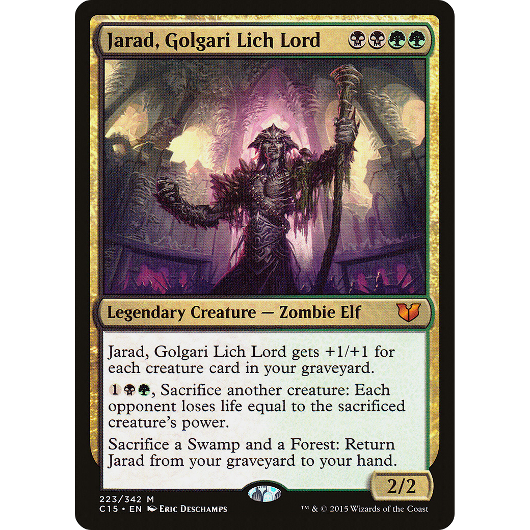 Jarad, Golgari Lich Lord (C15-223) - Commander 2015