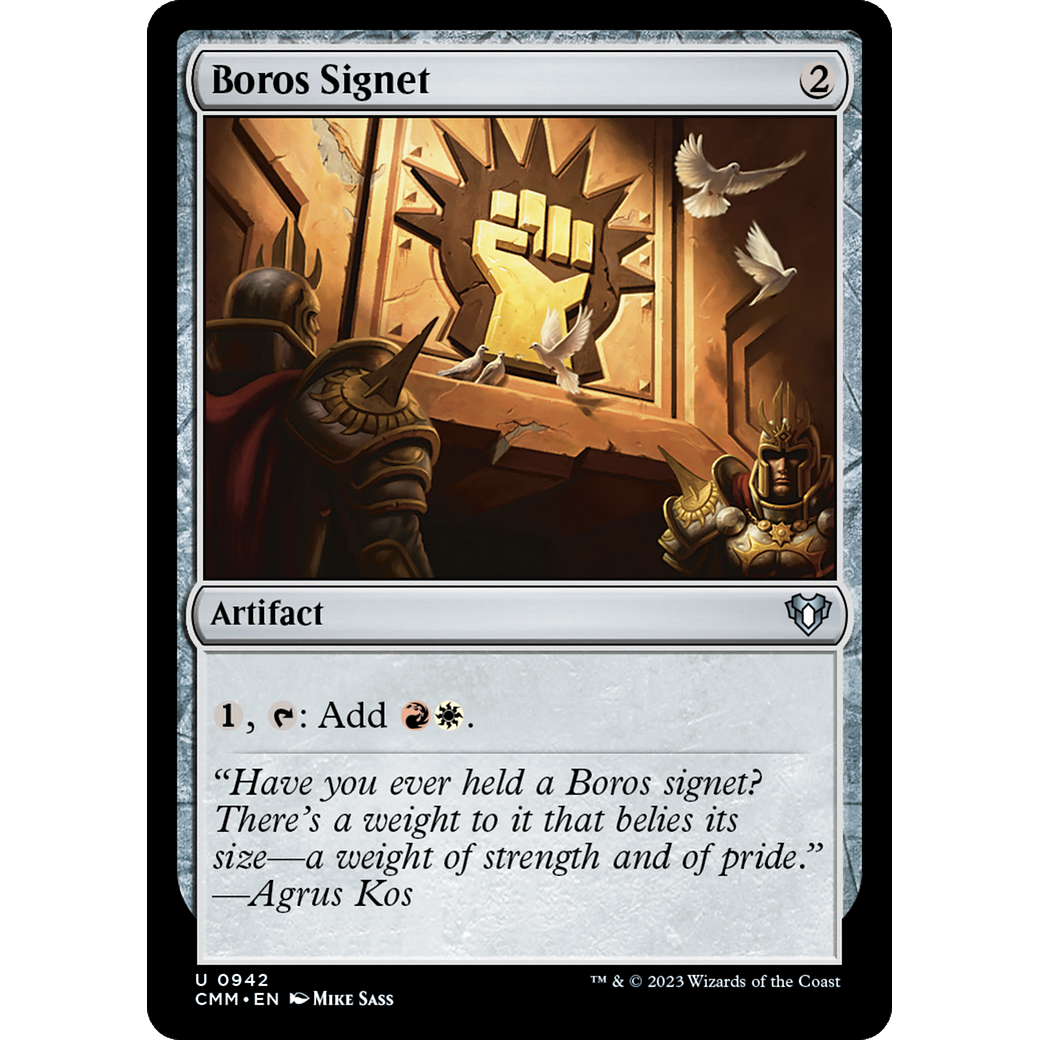 Boros Signet (CMM-942) - Commander Masters