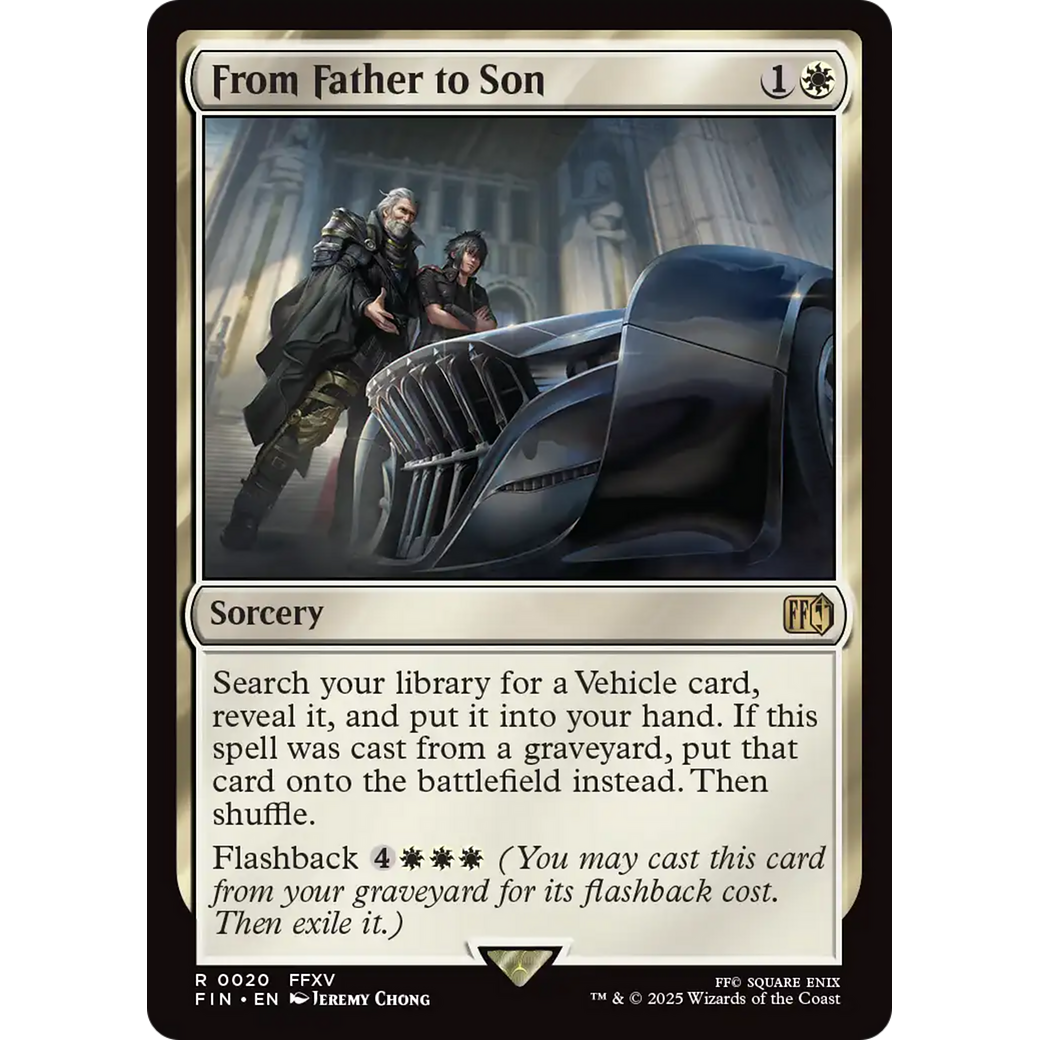 From Father to Son (FIN-020) - FINAL FANTASY Foil