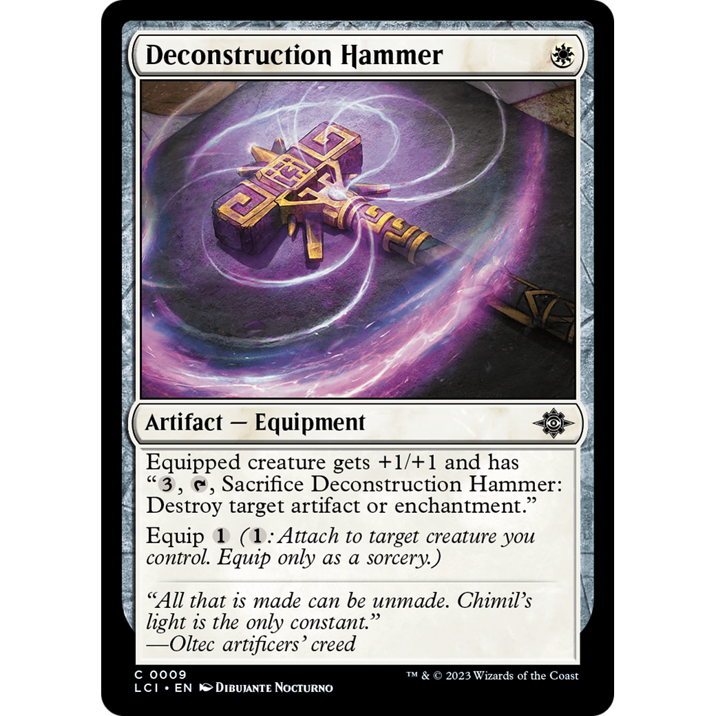 Deconstruction Hammer (LCI-009) - The Lost Caverns of Ixalan Foil
