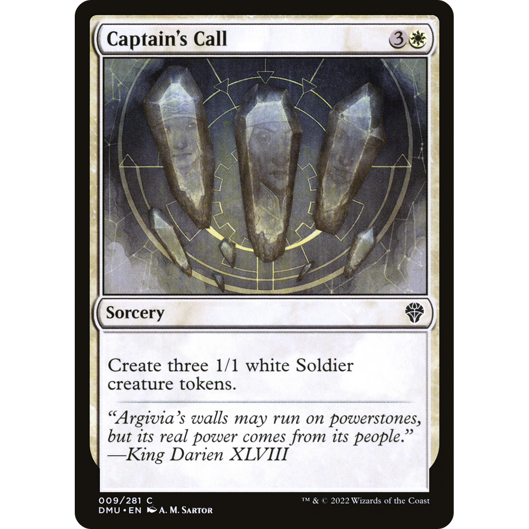Captain's Call (DMU-009) - Dominaria United Foil