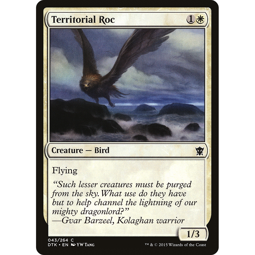 Territorial Roc (DTK-043) - Dragons of Tarkir Foil