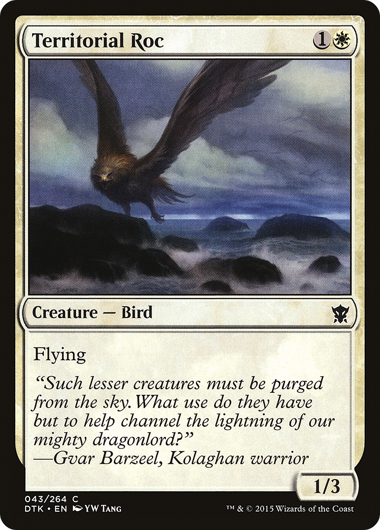 Territorial Roc (DTK-043) - Dragons of Tarkir Foil