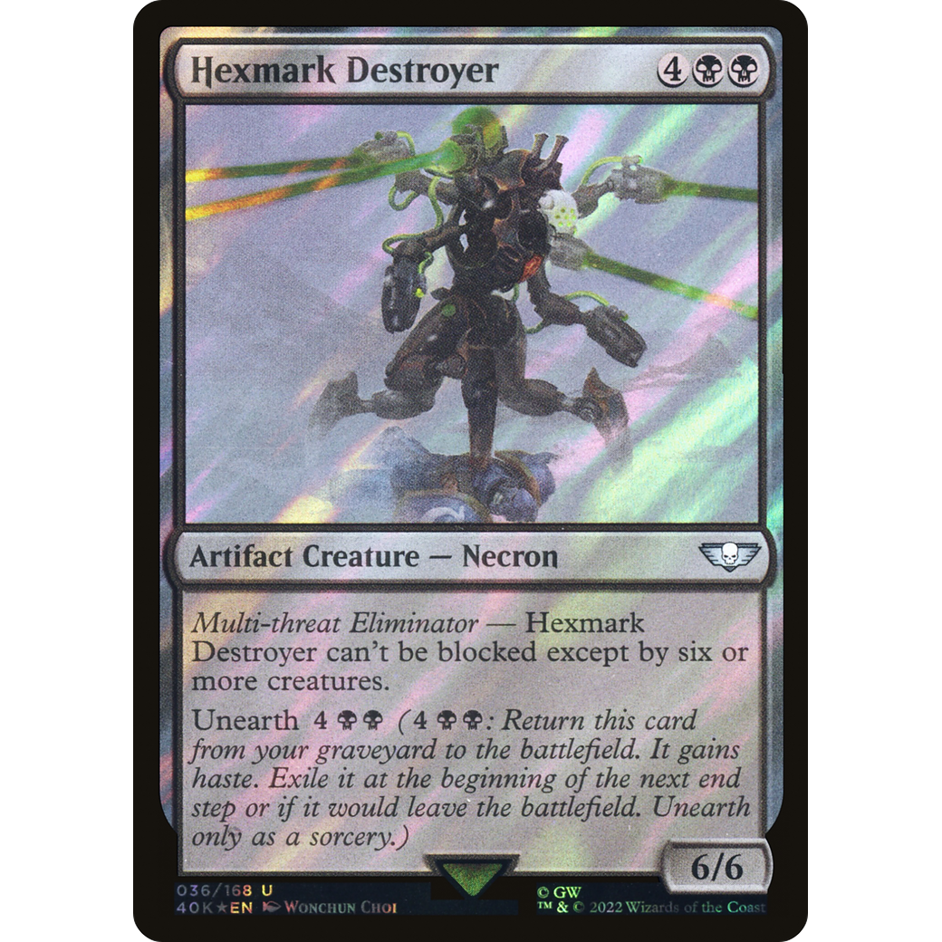 Hexmark Destroyer (40K-036) - Warhammer 40,000 Commander Foil