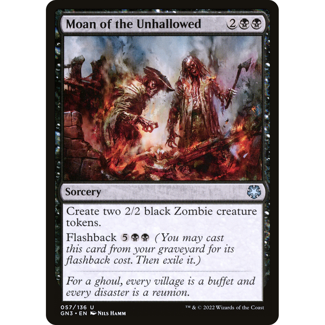 Moan of the Unhallowed (GN3-057) - Game Night: Free-for-All
