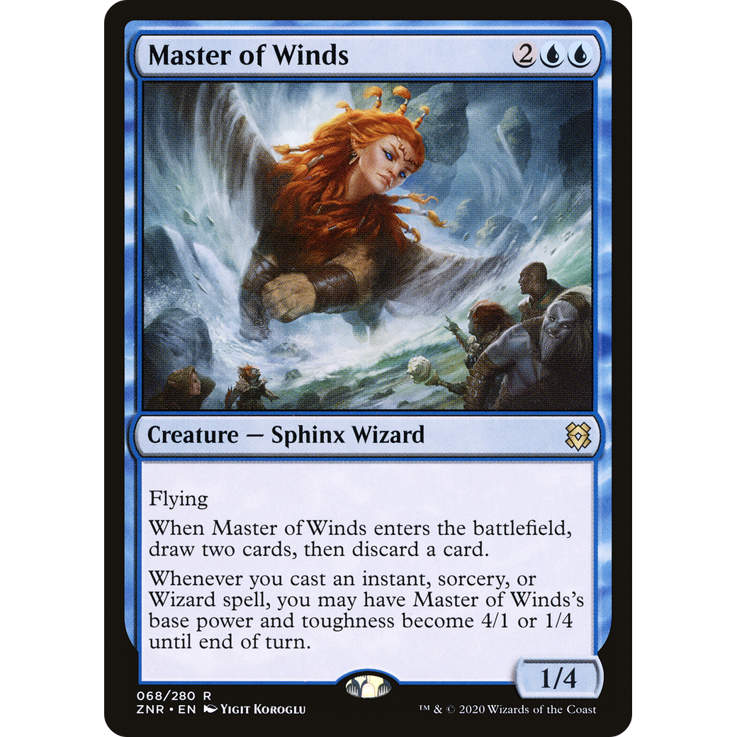 Master of Winds (ZNR-068) - Zendikar Rising Foil