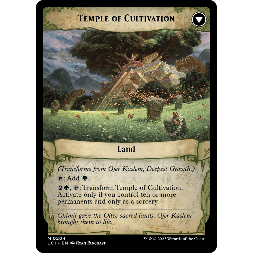 Ojer Kaslem, Deepest Growth // Temple of Cultivation (LCI-204) - The Lost Caverns of Ixalan