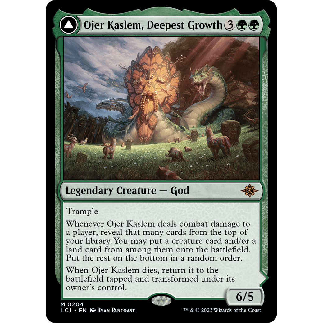 Ojer Kaslem, Deepest Growth // Temple of Cultivation (LCI-204) - The Lost Caverns of Ixalan Foil