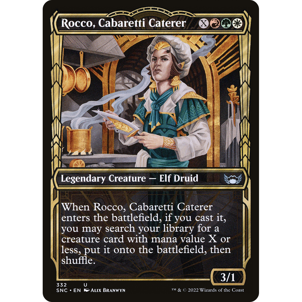 Rocco, Cabaretti Caterer (Showcase) (SNC-332) - Streets of New Capenna: (Showcase)