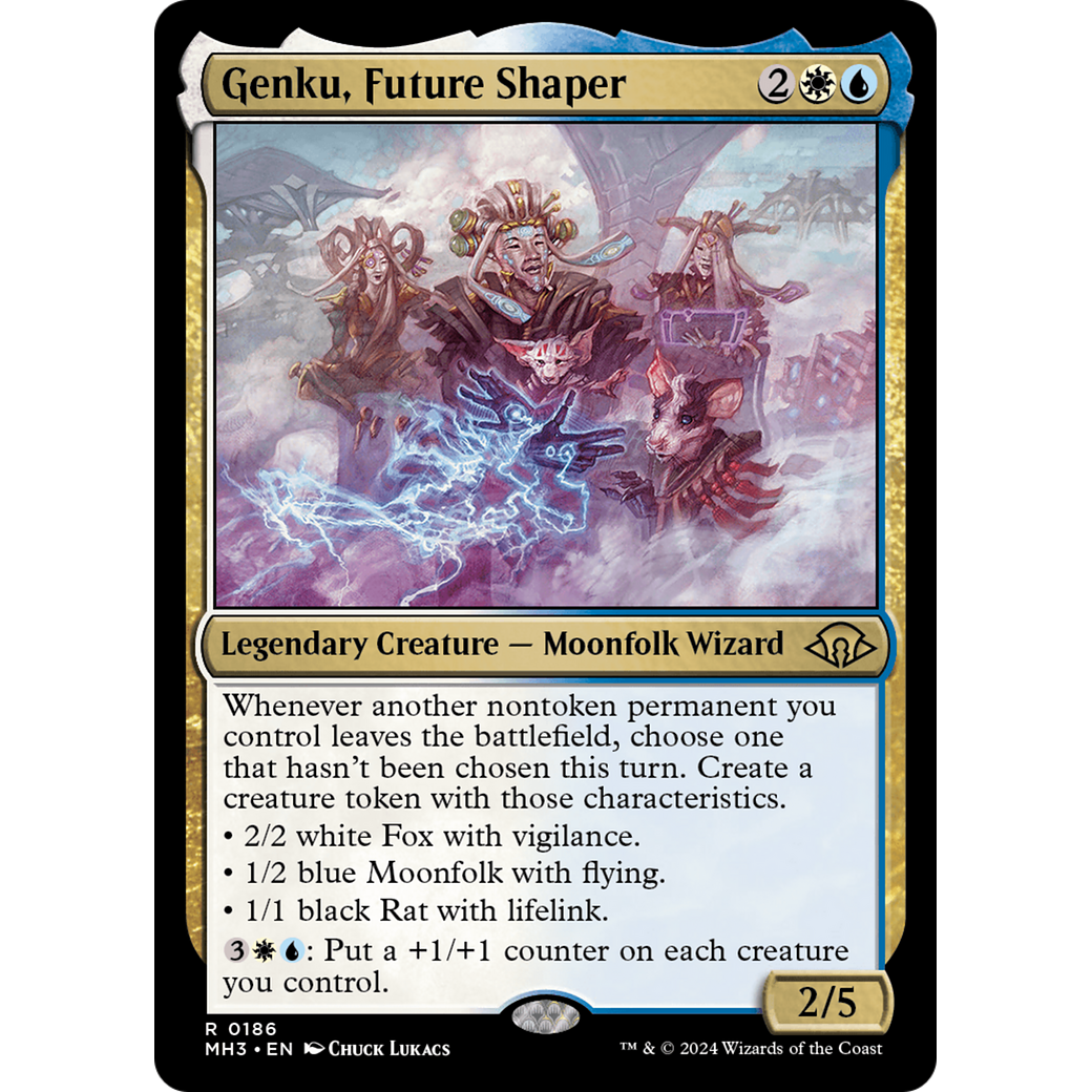 Genku, Future Shaper (MH3-186) - Modern Horizons 3 Foil