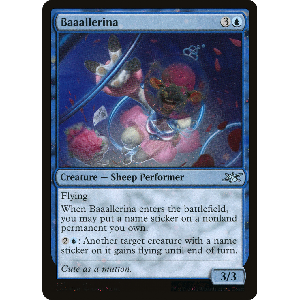 Baaallerina (Galaxy Foil) (UNF-321) - Unfinity Foil