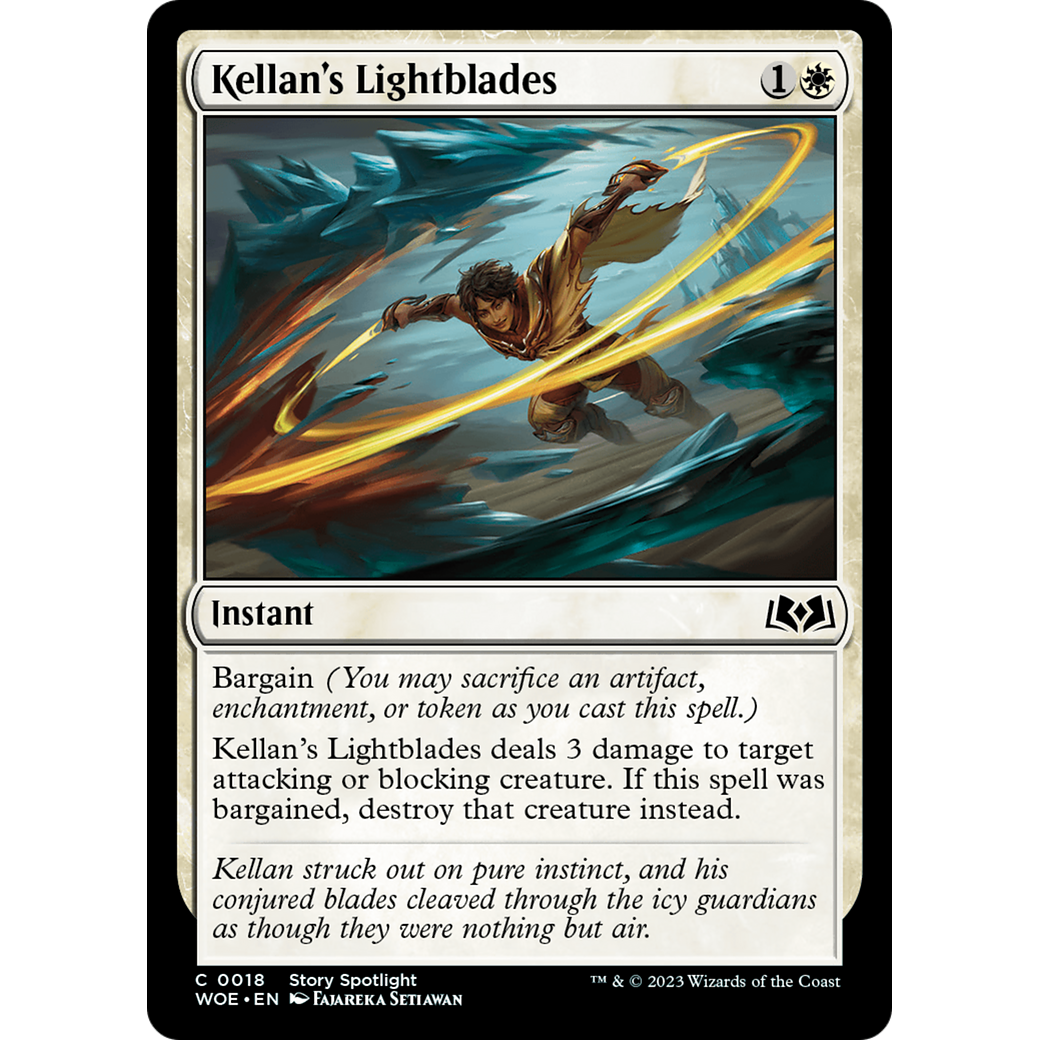 Kellan's Lightblades (WOE-018) - Wilds of Eldraine Foil