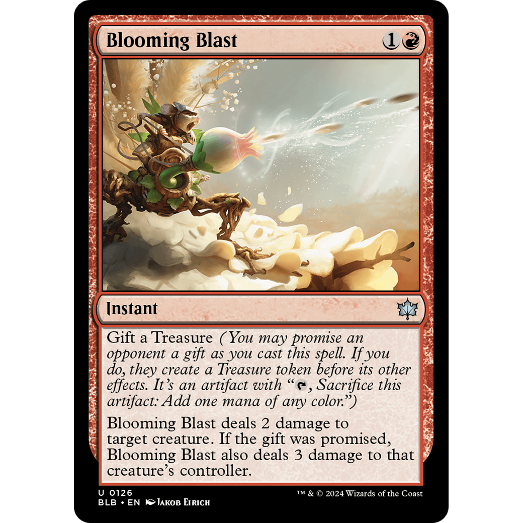 Blooming Blast (BLB-126) - Bloomburrow Foil