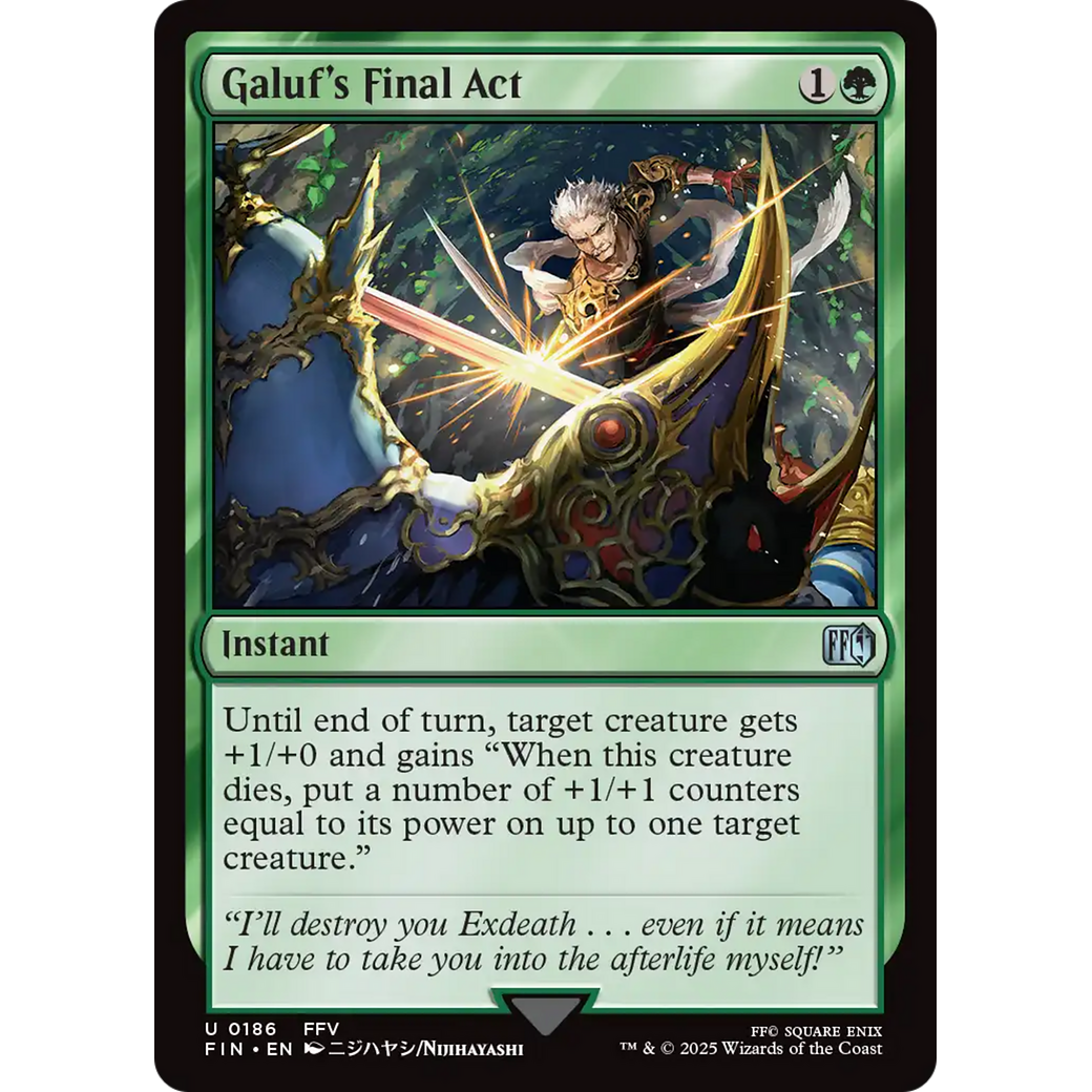 Galuf's Final Act (FIN-186) - FINAL FANTASY Foil