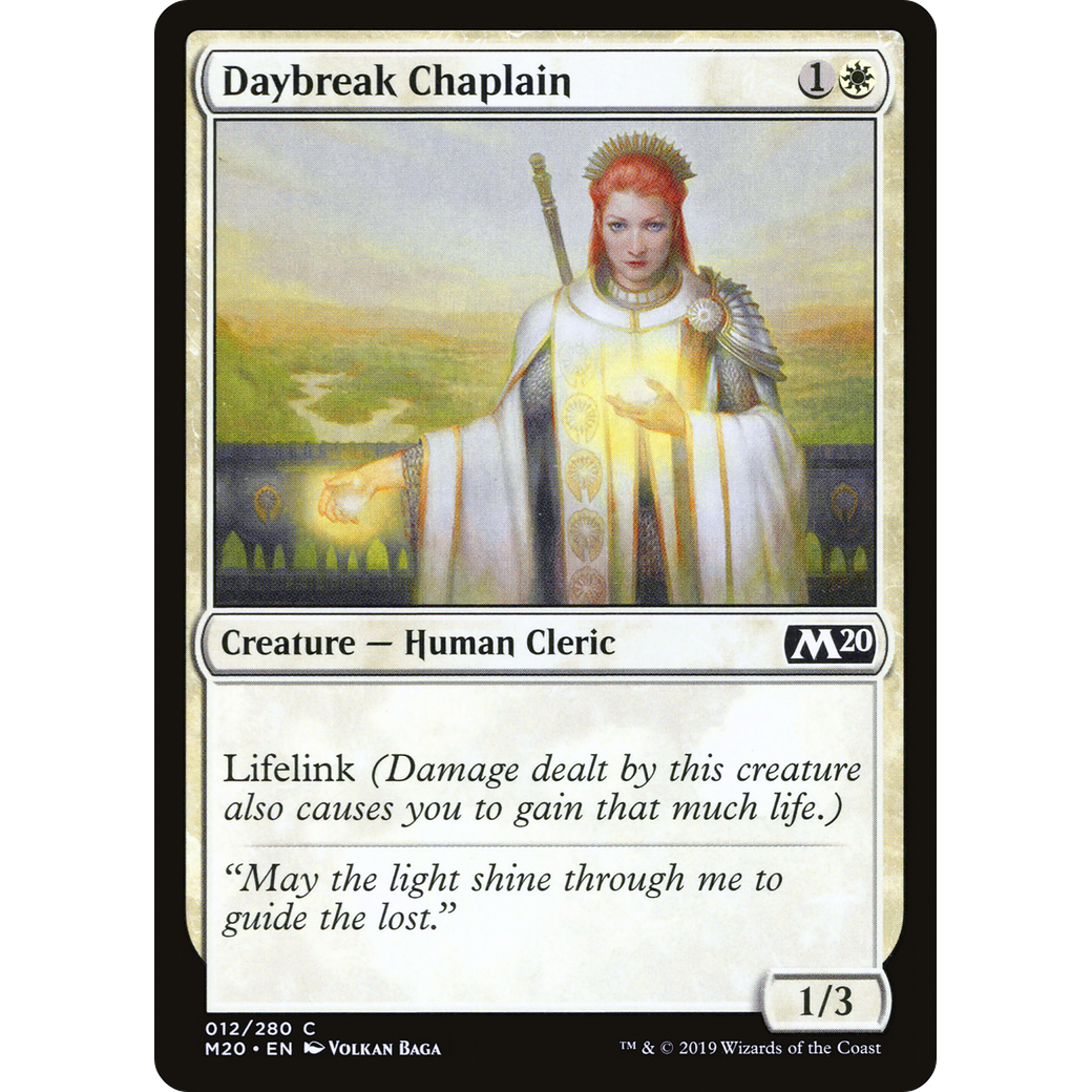 Daybreak Chaplain (M20-012) - Core Set 2020