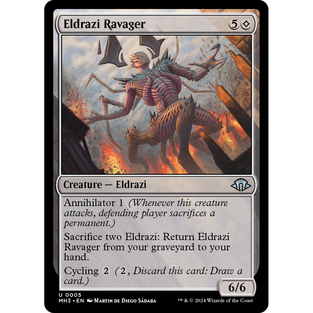 Eldrazi Ravager (MH3-005) - Modern Horizons 3 Foil