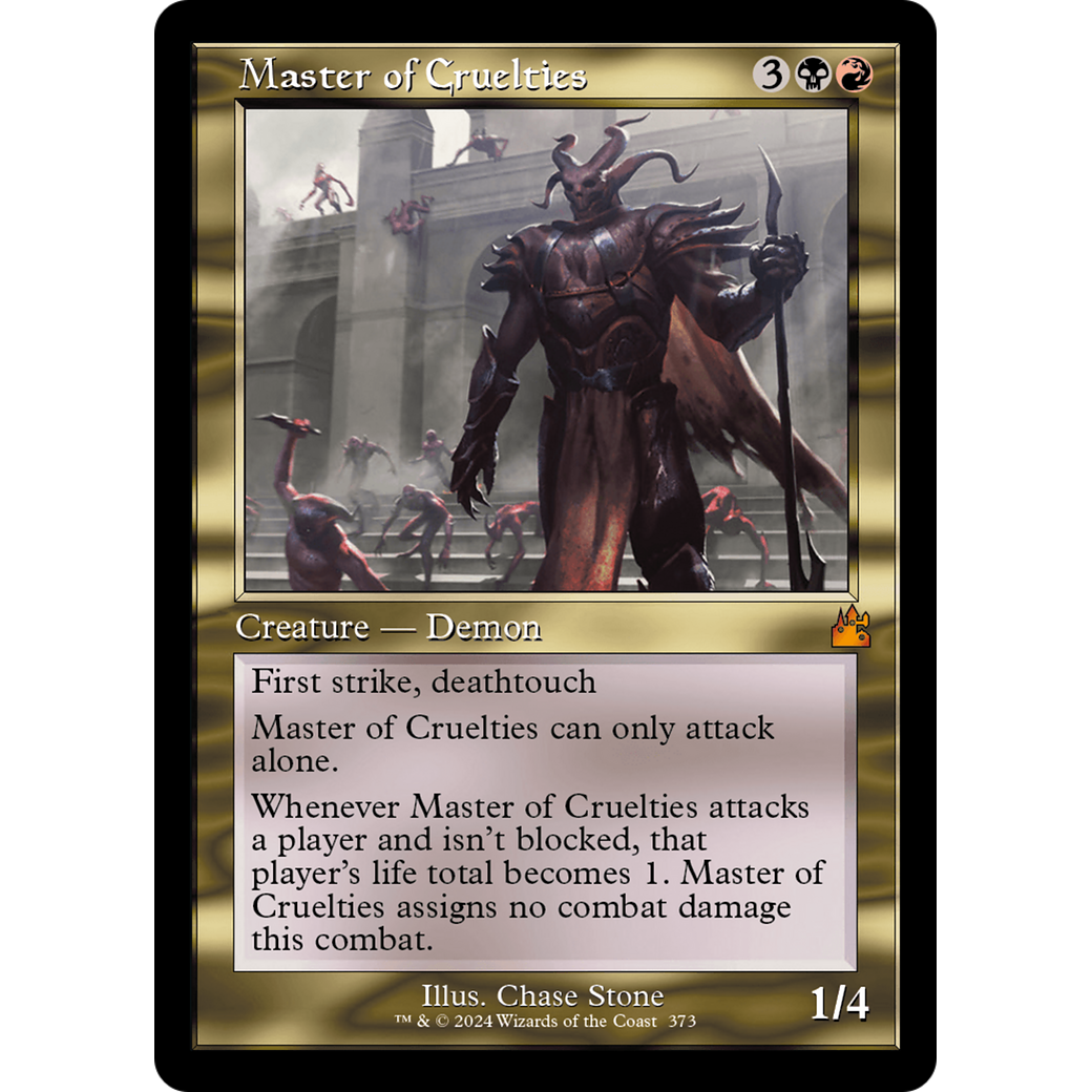 Master of Cruelties (RVR-373) - Ravnica Remastered Foil