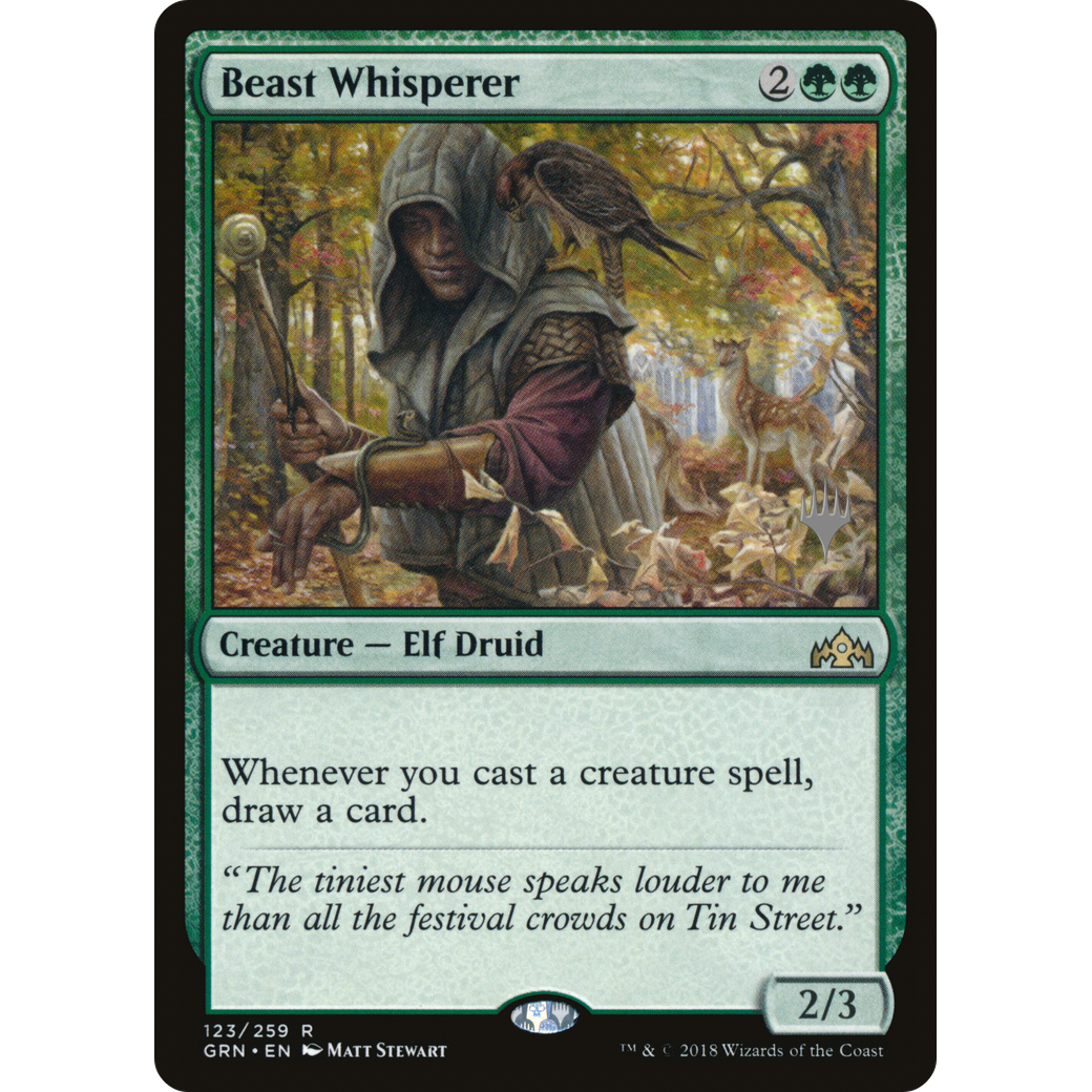 Beast Whisperer (PPELD-123) - Guilds of Ravnica Promos Foil