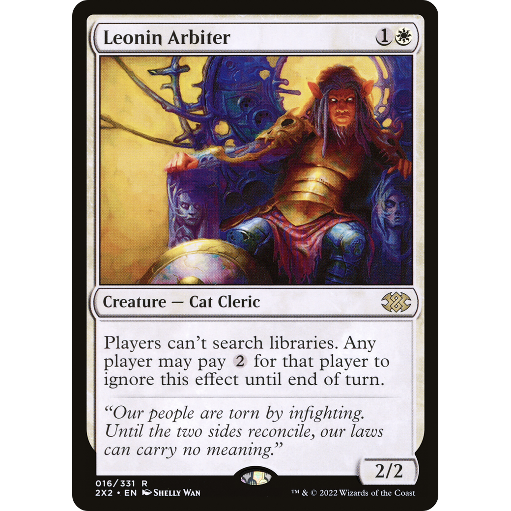 Leonin Arbiter (2X2-016) - Double Masters 2022