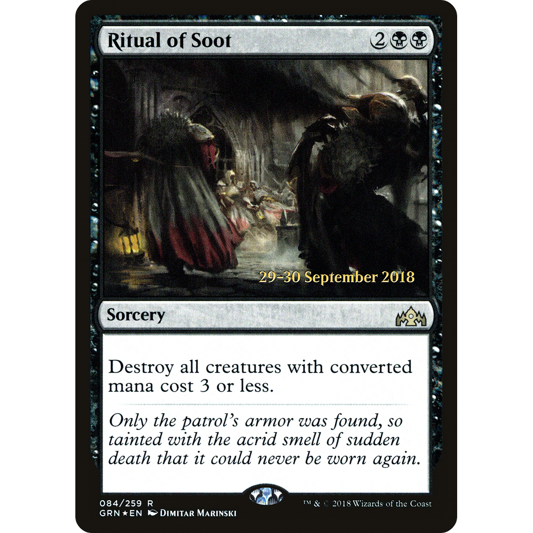 Ritual of Soot (PRE-084) - Guilds of Ravnica Promos Foil