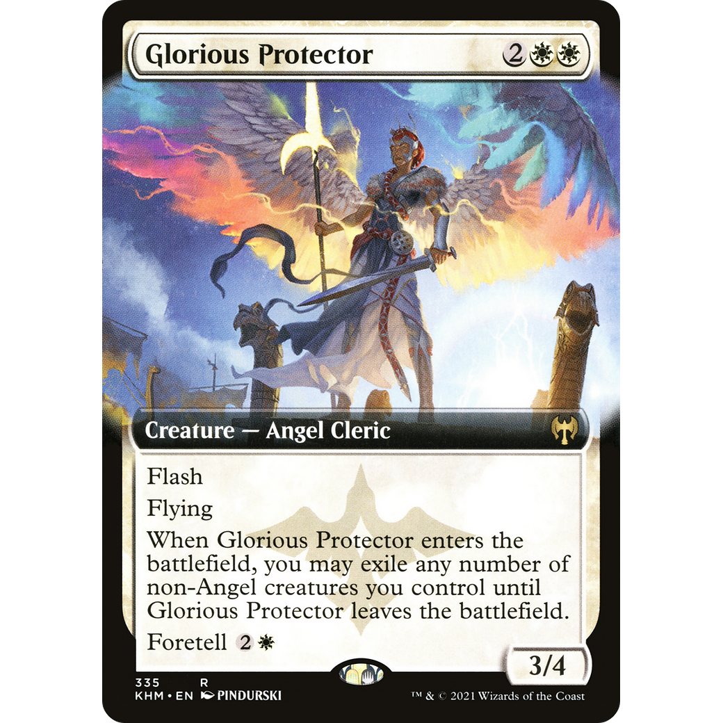 Glorious Protector (Extended Art) (KHM-335) - Kaldheim: (Extended Art) Foil