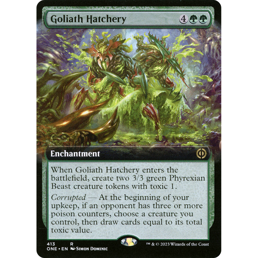 Goliath Hatchery (ONE-413) - Phyrexia: All Will Be One: (Extended Art)