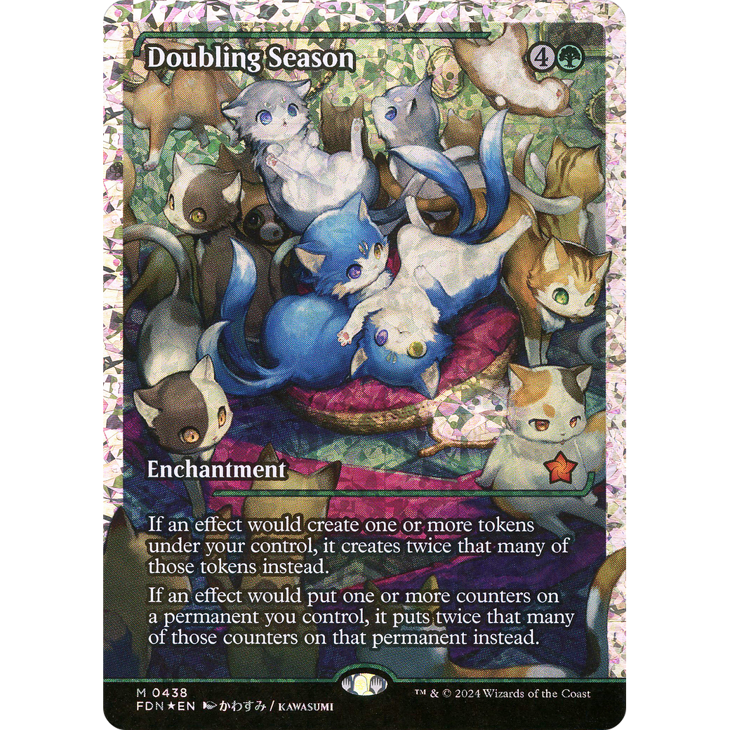 Doubling Season (FDN-438) - Foundations: (Showcase) Foil
