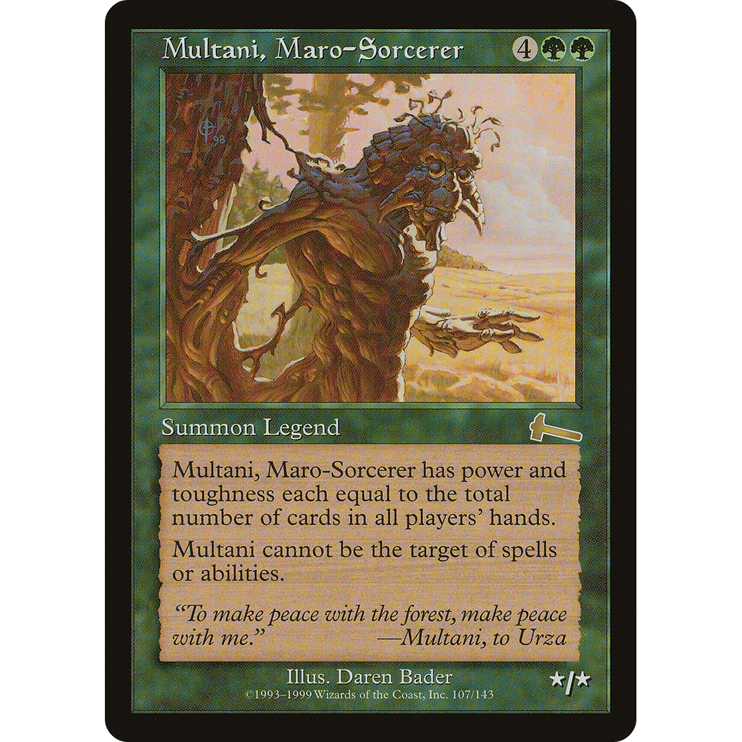 Multani, Maro-Sorcerer (ULG-107) - Urza's Legacy Foil