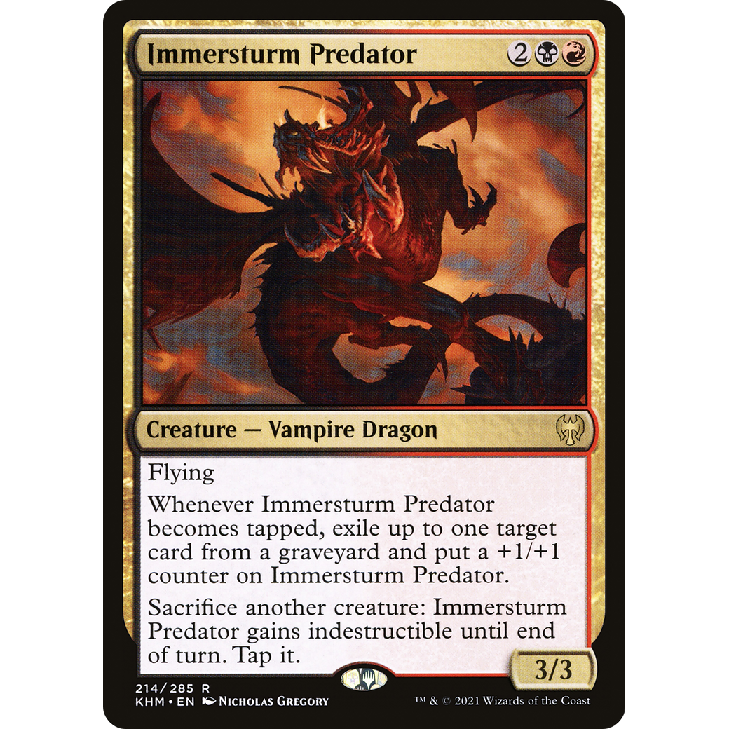Immersturm Predator (KHM-214) - Kaldheim Foil