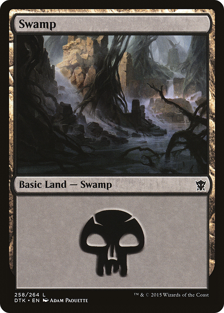 Swamp (258) (DTK-258) - Dragons of Tarkir