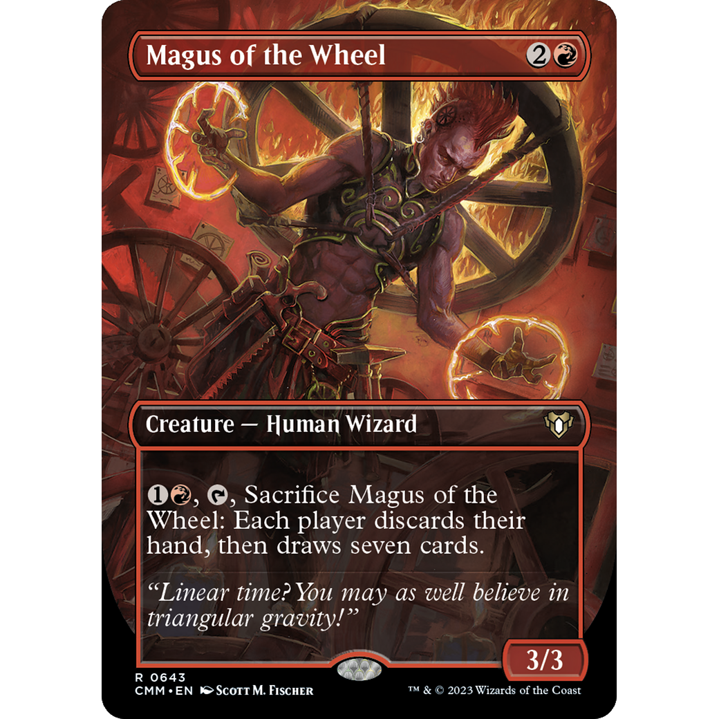 Magus of the Wheel (CMM-643) - Commander Masters (Borderless) Foil