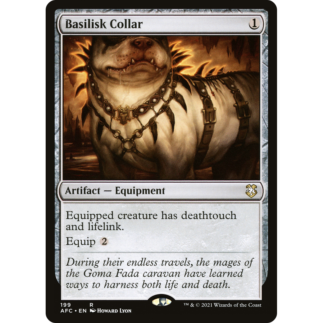 Basilisk Collar (AFC-199) - Forgotten Realms Commander
