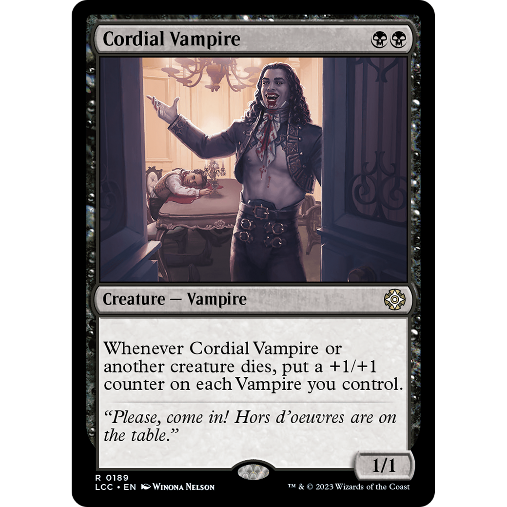 Cordial Vampire (LCC-189) - The Lost Caverns of Ixalan Commander