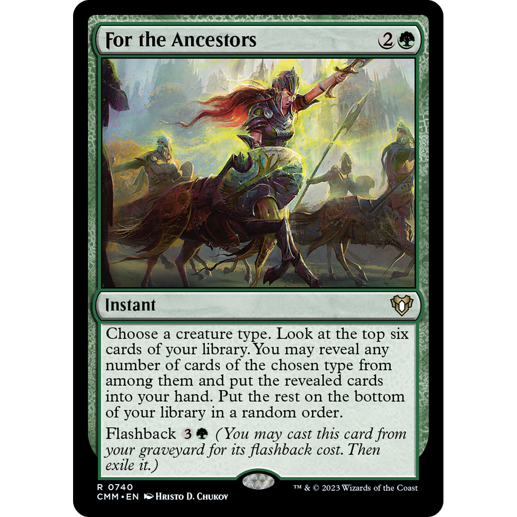 For the Ancestors (CMM-740) - Commander Masters