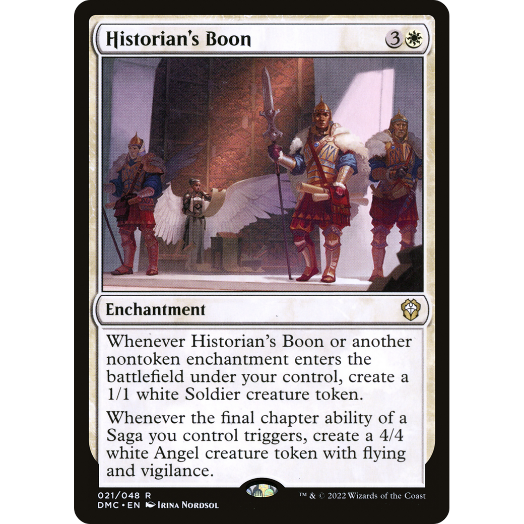 Historian's Boon (DMC-021) - Dominaria United Commander Foil