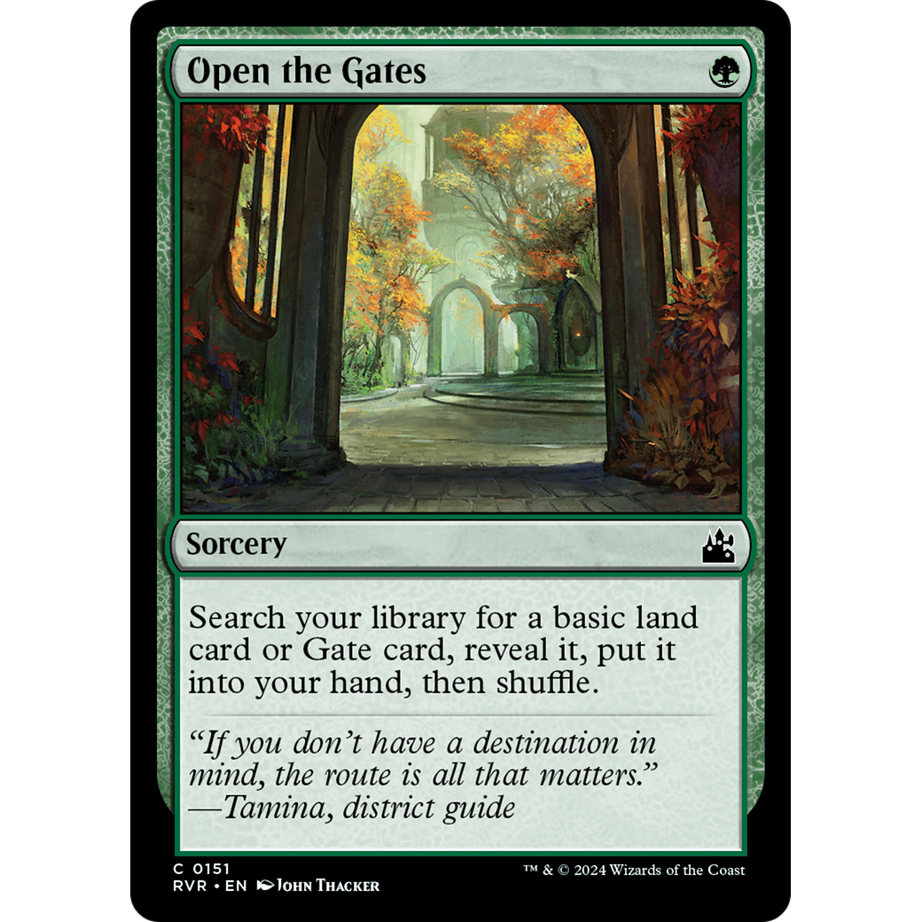 Open the Gates (RVR-151) - Ravnica Remastered Foil