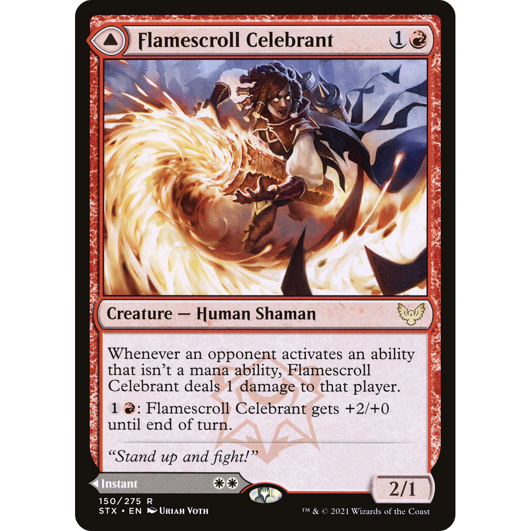 Flamescroll Celebrant (STX-150) - Strixhaven: School of Mages Foil