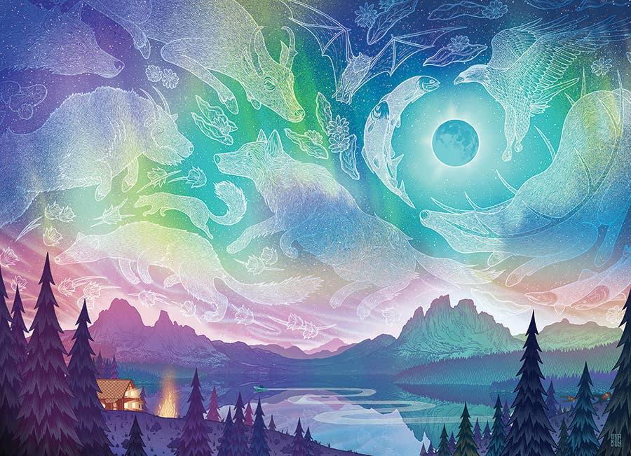 Aurora 1000-Piece Cobble Hill Puzzle