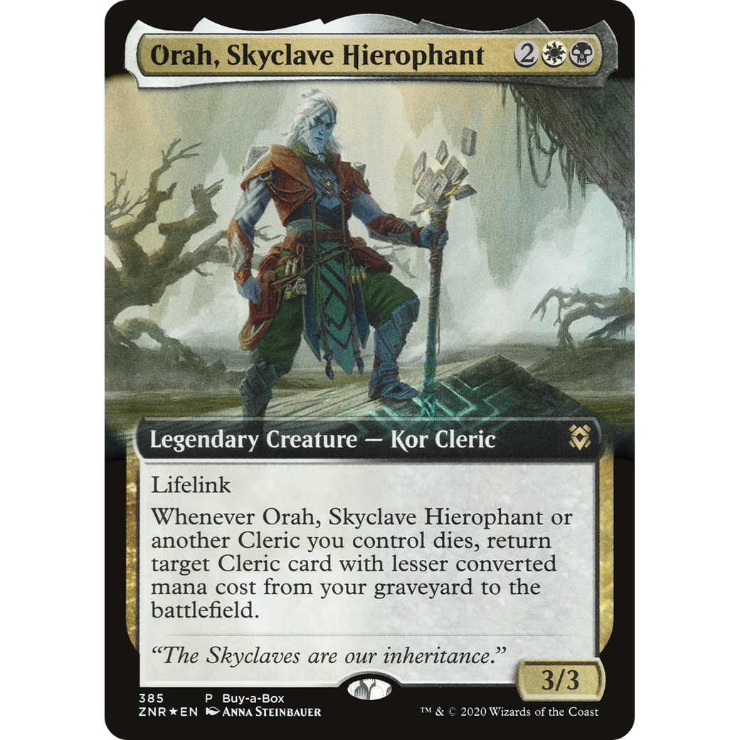 Orah, Skyclave Hierophant (BABP-385) - Zendikar Rising: (Extended Art) Foil