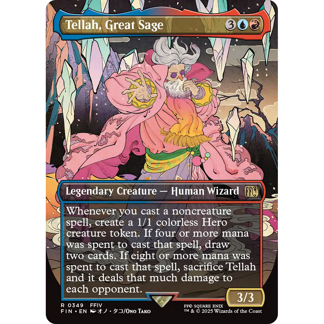 Tellah, Great Sage (FIN-349) - FINAL FANTASY (Borderless) Foil