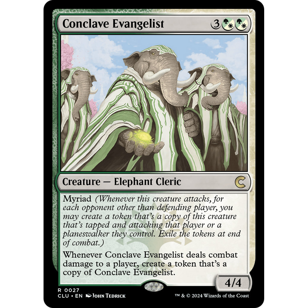 Conclave Evangelist (CLU-027) - Ravnica: Clue Edition