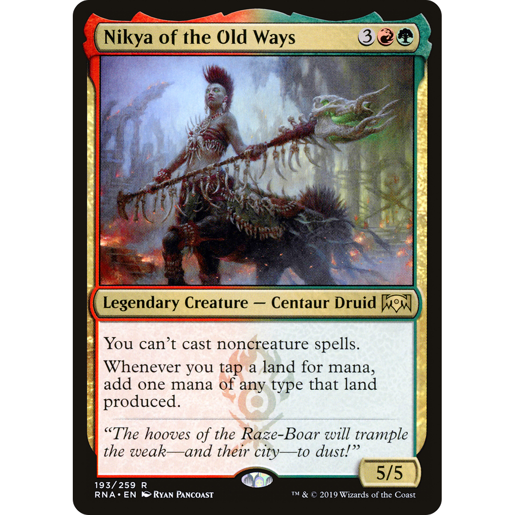 Nikya of the Old Ways (RNA-193) - Ravnica Allegiance