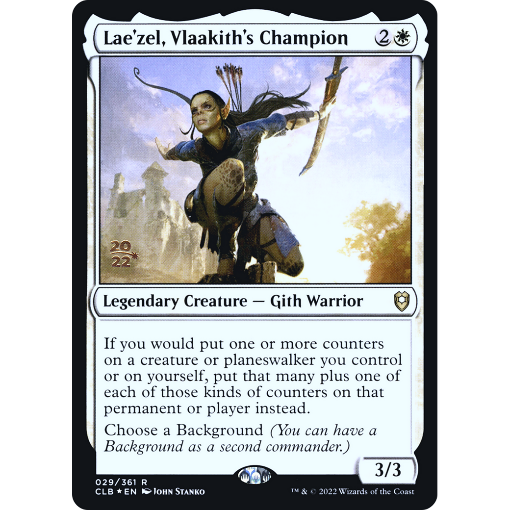 Lae'zel, Vlaakith's Champion (PRE-29S) - Battle for Baldur's Gate Promos Foil