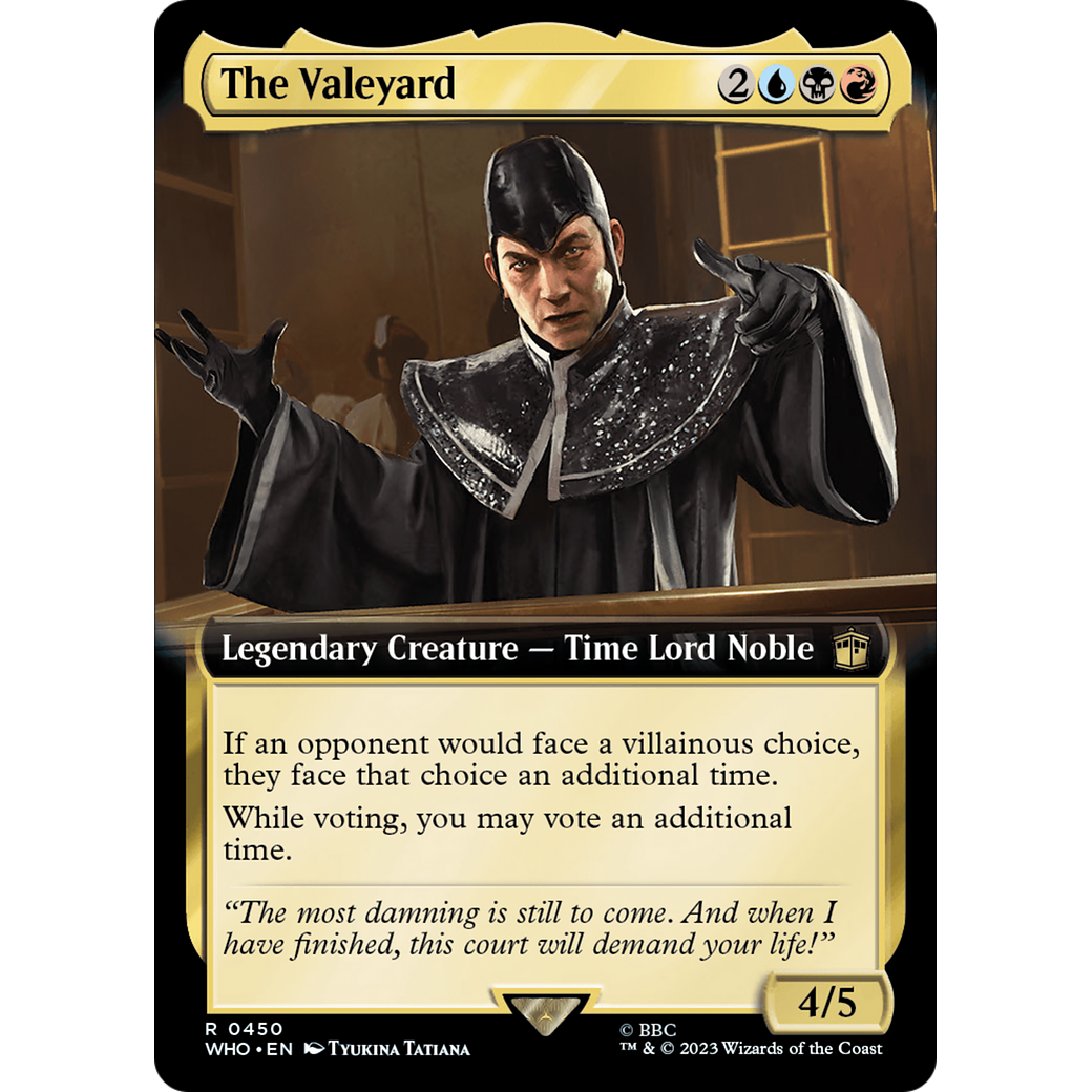 The Valeyard (Extended Art) (WHO-450) - Doctor Who: (Extended Art)
